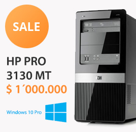 Computador HP Pro 3130 MT con Microsoft Windows 10 Pro